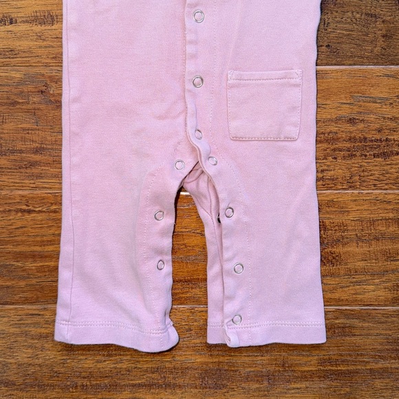 L’ovedbaby Organic Sleeveless Overall, 6-9m, mauve pink - Picture 3 of 7